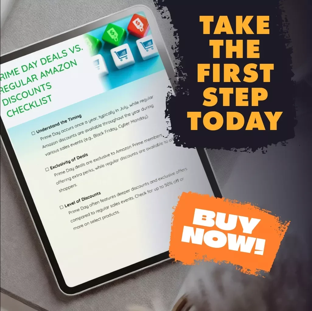 Prime Day Deals vs. Regular Amazon Discounts Checklist – Digital Download | How Prime Day Deals Differ from Regular Amazon Discounts | Shopping Comparison Guide & eCommerce Sale Planner