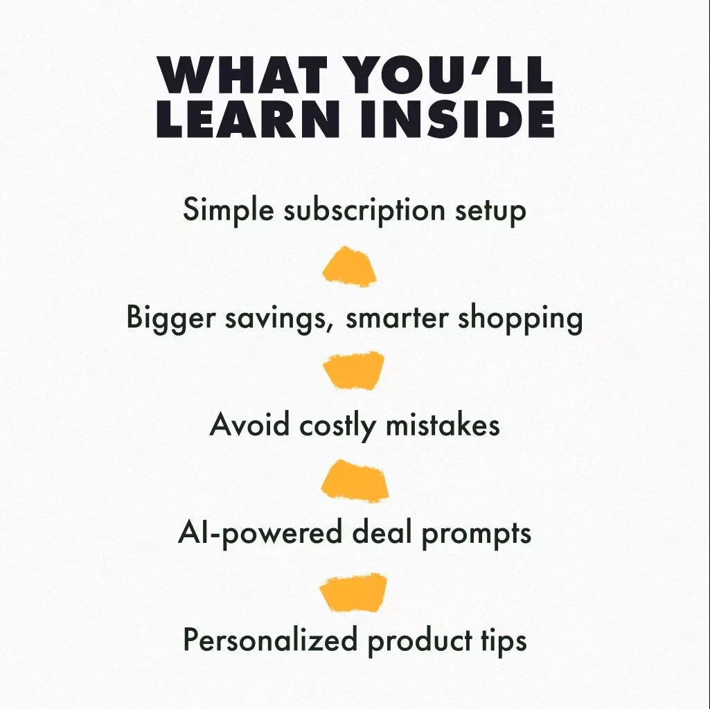 Save Smart with Subscribe & Save | Digital Guide on How to Use Subscribe & Save for Extra Savings | Money-Saving eBook & Checklist