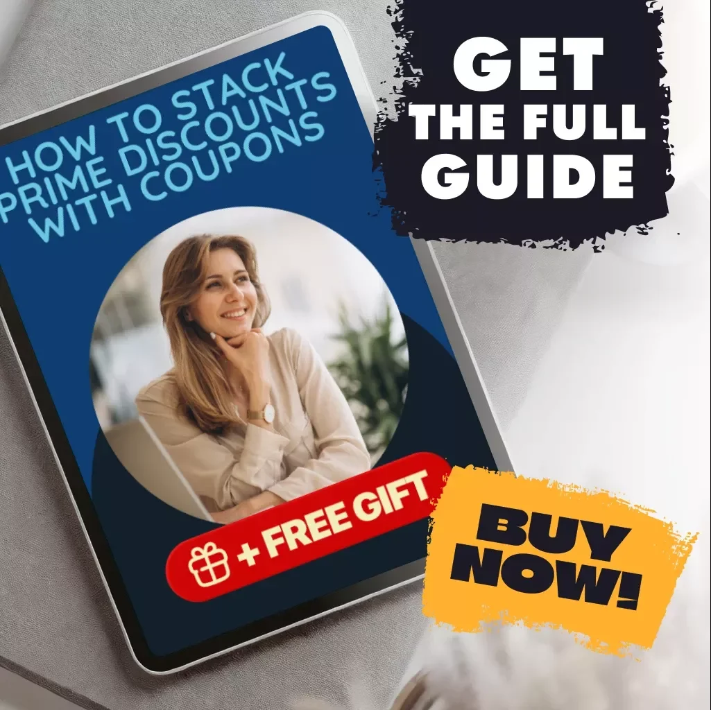 How to Stack Prime Discounts with Coupons | Digital Savings Guide for Amazon Shoppers, Coupon Stacking Strategies, eBook Download