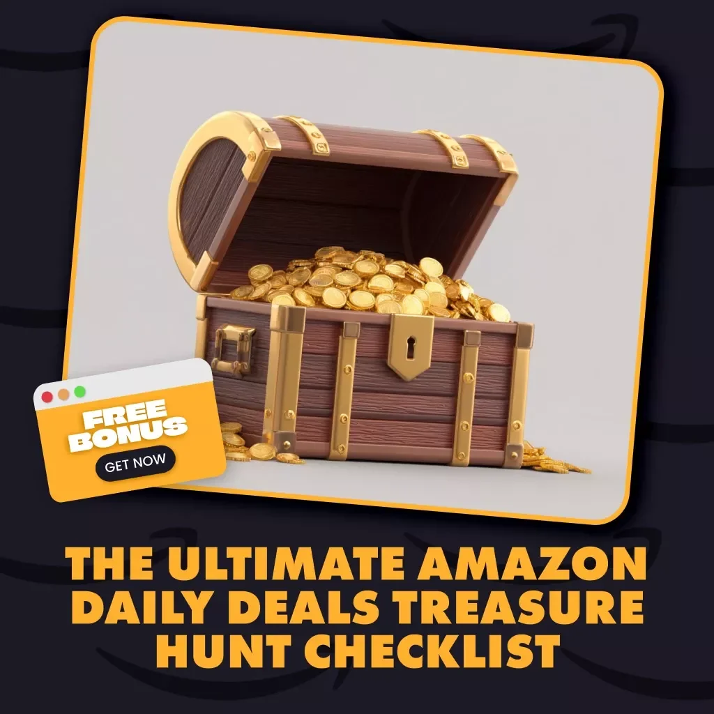 The Ultimate Amazon Daily Deals Treasure Hunt Checklist | Digital Download | How to Find Daily Deals on Amazon | Printable & Instant Download Shopping Guide