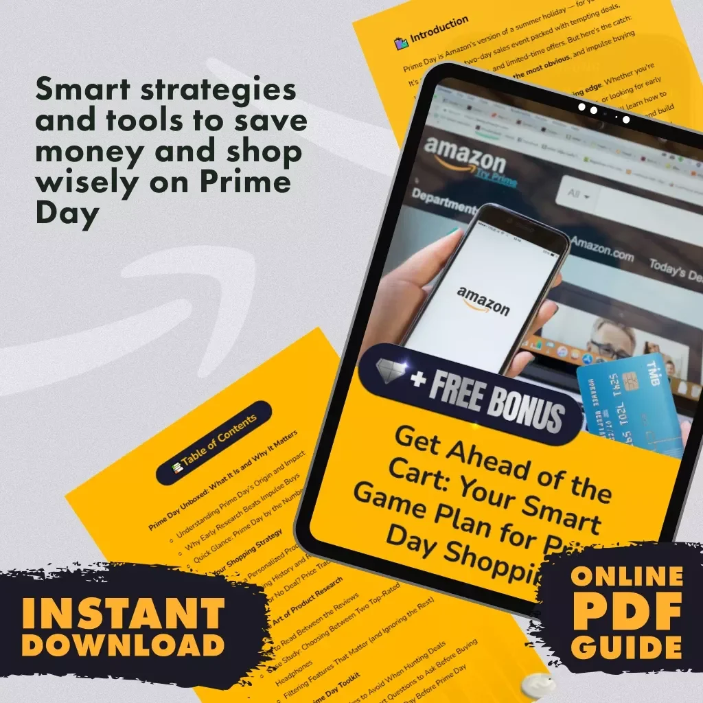 Get Ahead of the Cart: Your Smart Game Plan for Prime Day Shopping – The Ultimate Guide on How to Research Products Ahead of Prime Day, Price Tracking, and Deal Strategies