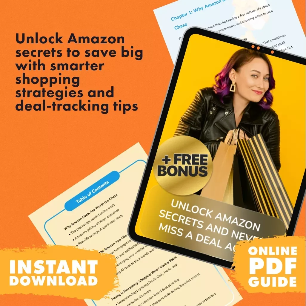 Unlock Amazon Secrets and Never Miss a Deal Again | Digital Guide | Learn how to use the Amazon app to stay ahead of deals | Money-saving eBook for smart shoppers