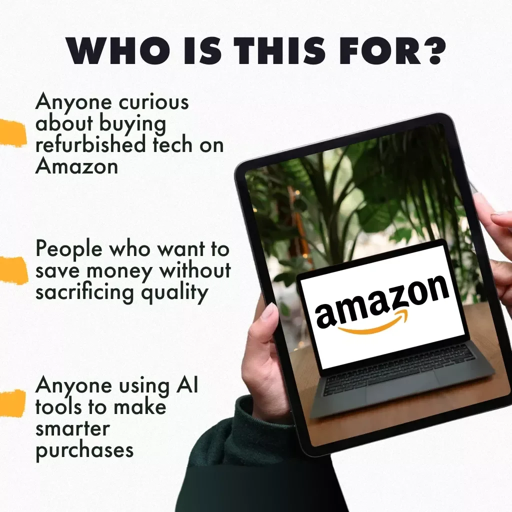 Is Amazon Renewed Reliable? A Practical Guide | Digital Download eBook for Smart Amazon Shoppers | Learn the Truth About Amazon Renewed Electronics