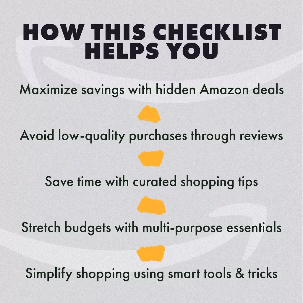 Budget-Friendly Home Builder’s Amazon Checklist | Digital Download Guide for Smart Home Shoppers | How to Build a Budget-Friendly Home Using Amazon Deals