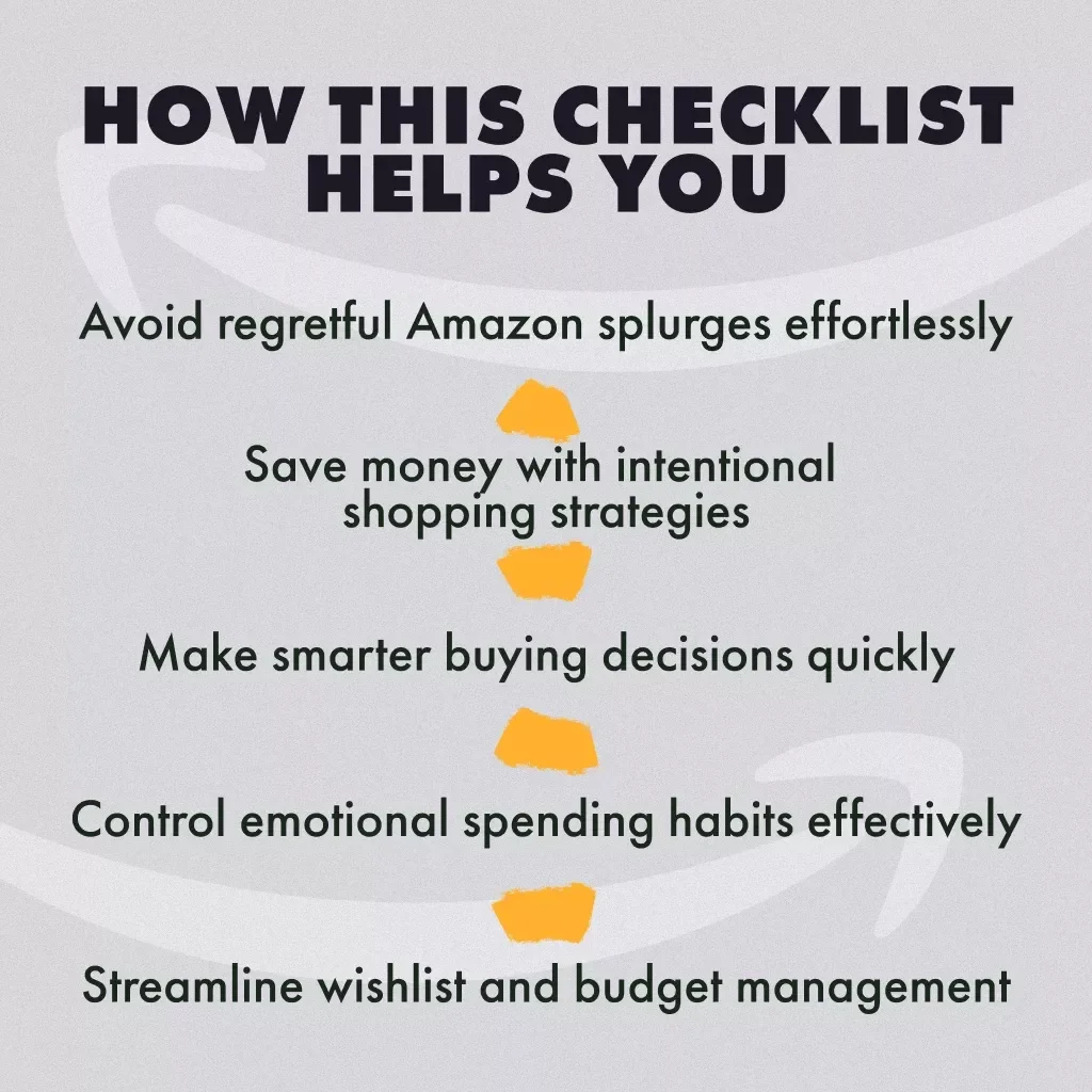 Your Ultimate Checklist to Outsmart Impulse Buying on Amazon – How to Avoid Impulse Buying During Prime Day, Digital Download Guide & Practical Shopping Checklist