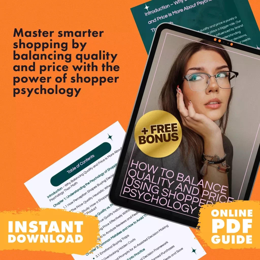 How to Balance Quality and Price Using Shopper Psychology: A Comprehensive Guide to Smarter Shopping Decisions