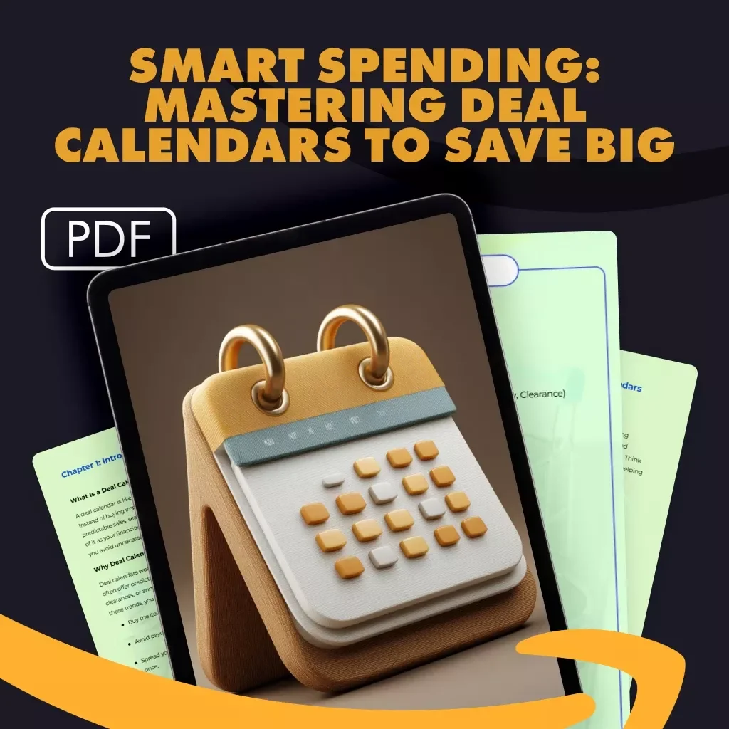 Smart Spending: Mastering Deal Calendars to Save Big | Digital Guide for Smart Shoppers | Learn How to Use Deal Calendars to Plan Your Purchases and Save Money Year-Round