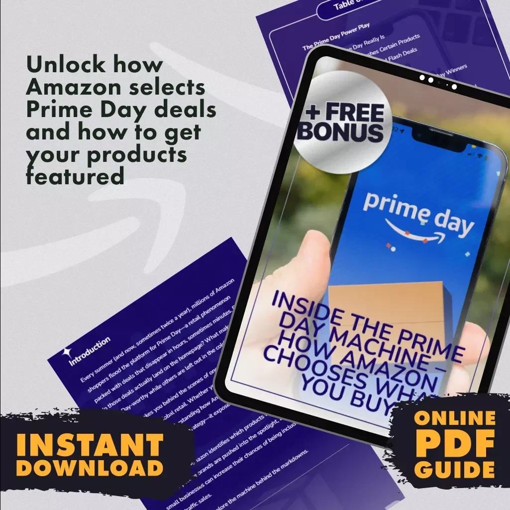 Inside the Prime Day Machine – How Amazon Chooses What You Buy | Digital Guide for Sellers | How Amazon Selects Products for Prime Day Deals | eBook Download