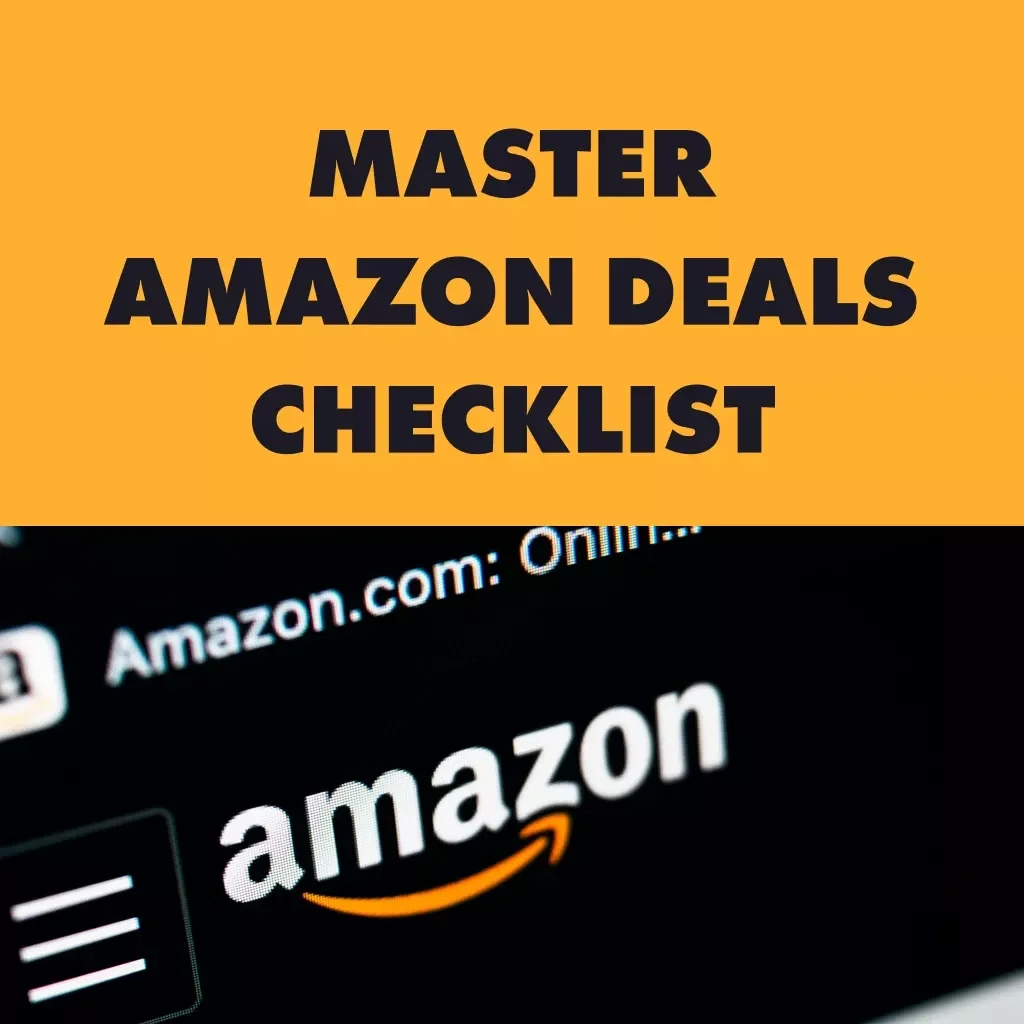 Master Amazon Deals Checklist | Digital Download | How to Use Amazon Today’s Deals Page Effectively | eBook & Printable Shopping Guide