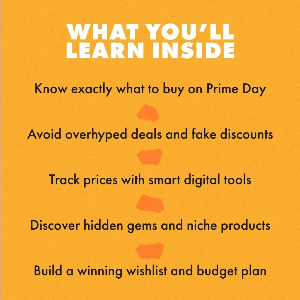 Shop Smart, Save Big This Prime Day | What to Buy on Amazon Prime Day Guide | Digital Download Checklist & eBook