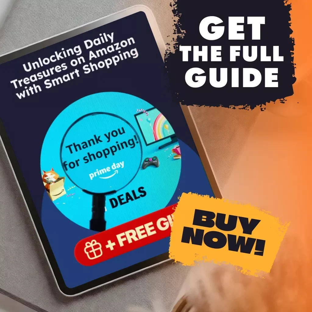 Unlocking Daily Treasures on Amazon with Smart Shopping – Deal of the Day Guide, eBook, Digital Download | What Is Amazon Deal of the Day | Smart Shopping Checklist for Amazon Shoppers