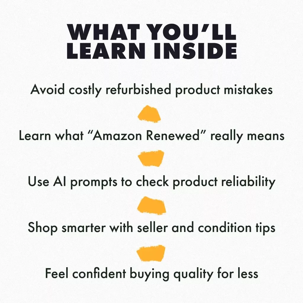Is Amazon Renewed Reliable? A Practical Guide | Digital Download eBook for Smart Amazon Shoppers | Learn the Truth About Amazon Renewed Electronics