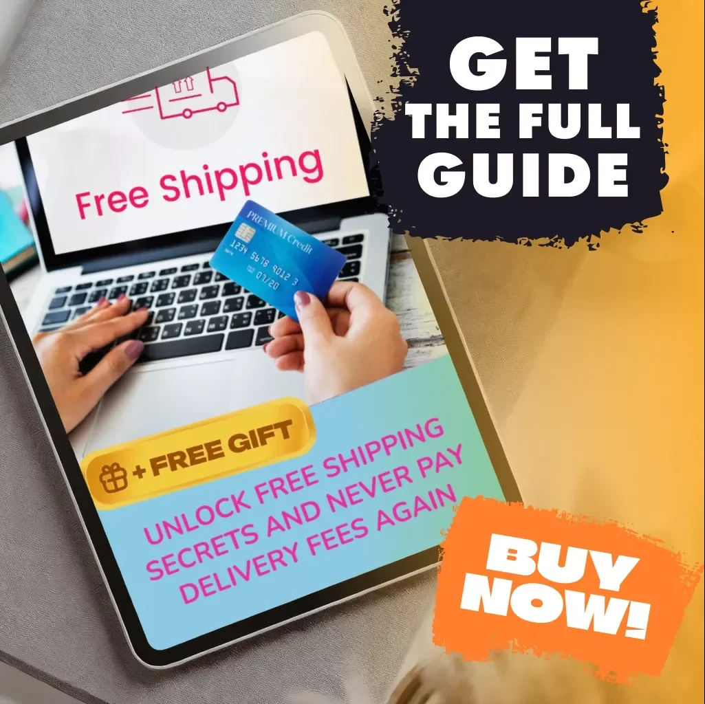 Unlock Free Shipping Secrets and Never Pay Delivery Fees Again | Digital Guide for Smart Online Shopping, How to Maximize Free Shipping and Delivery Options, Amazon Prime Hacks, eBook & Checklist