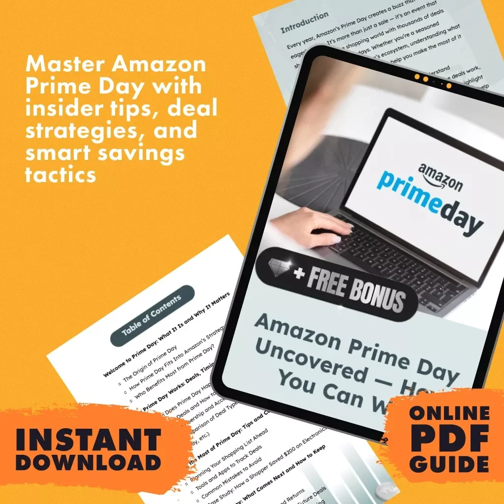 Amazon Prime Day Uncovered — How You Can Win | Prime Day Guide | What is Prime Day Amazon Deals Explained | Digital Download PDF
