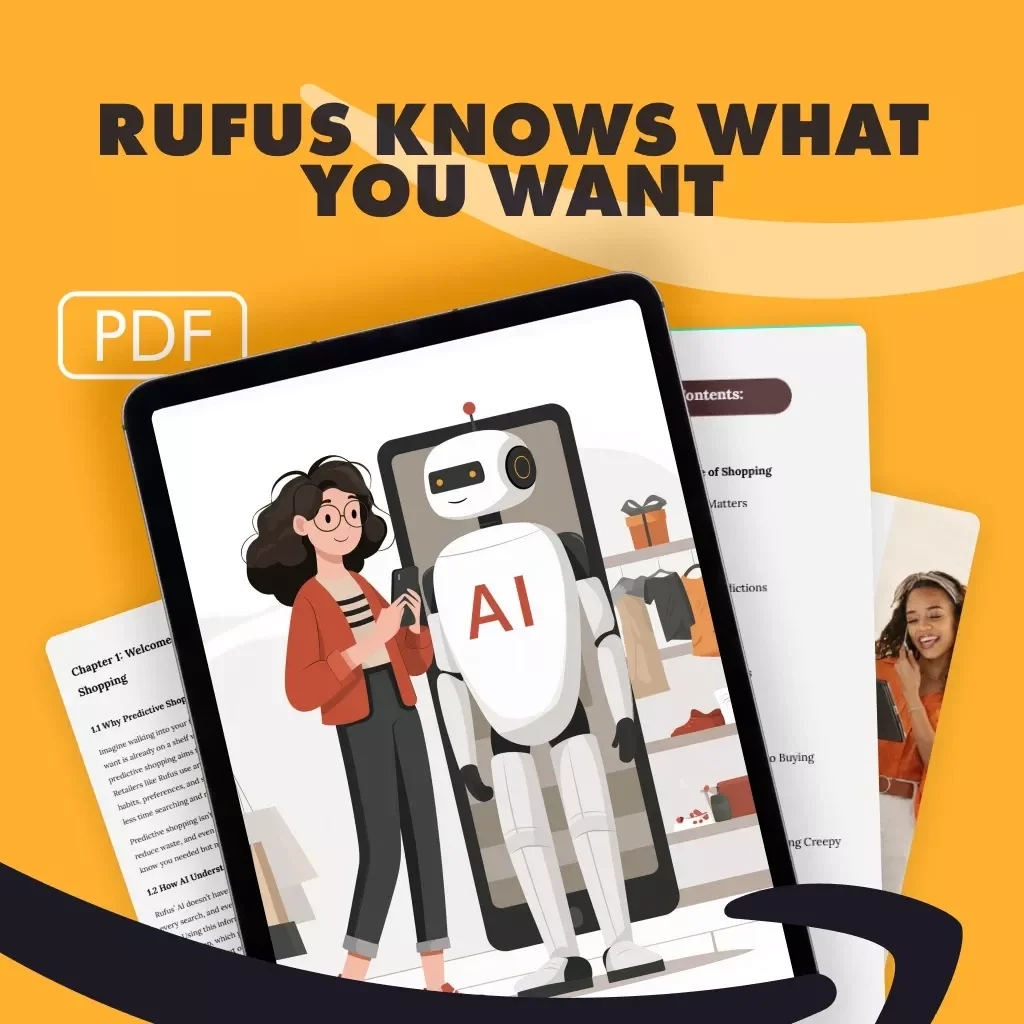 Rufus Knows What You Want: How AI Predicts Your Next Shopping Move | Digital Guide, eBook, Predictive Shopping Insights, How Rufus Uses AI to Predict Your Future Shopping Needs