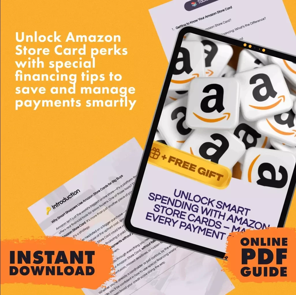 Unlock Smart Spending with Amazon Store Cards – Make Every Payment Count: A Comprehensive Guide for Special Financing Deals