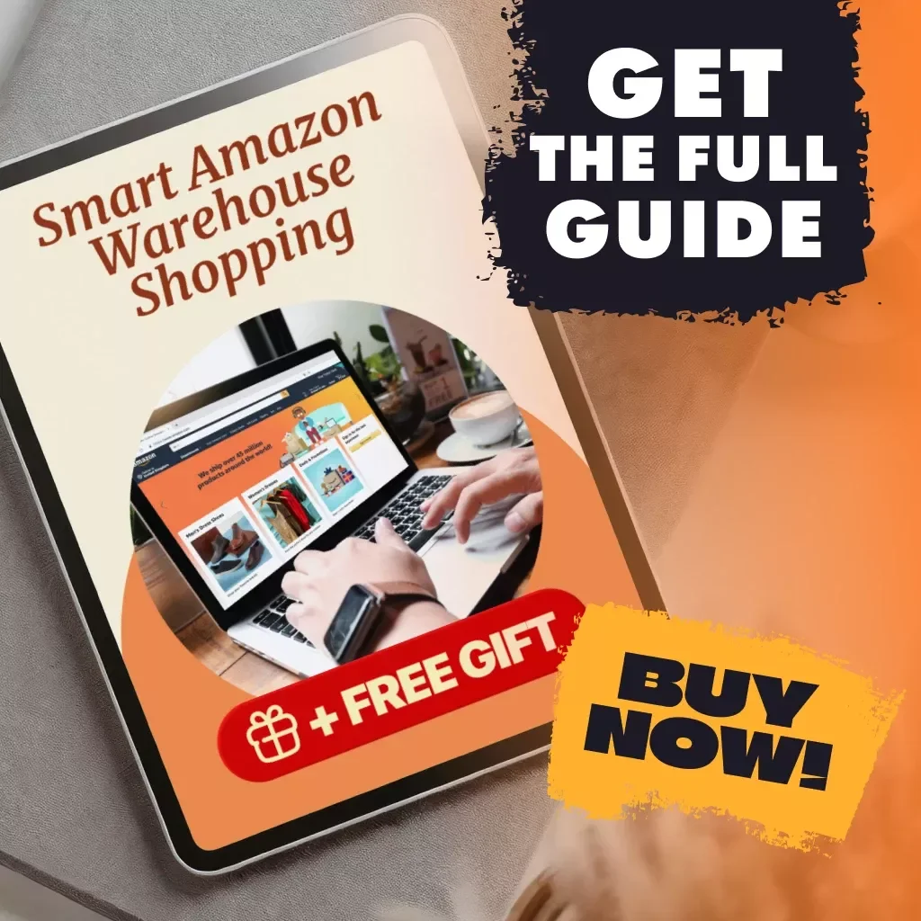 Smart Amazon Warehouse Shopping Guide | How to Shop Amazon Warehouse Deals, Find Discounts, Track Prices & Save Money | Digital Download eBook