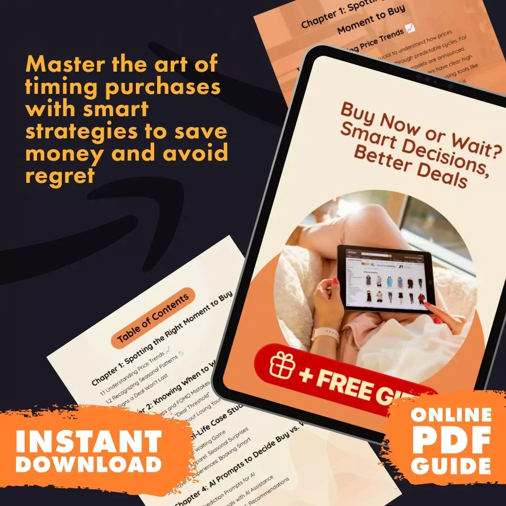 Buy Now or Wait? Smart Decisions, Better Deals - A Guide to Deciding When to Buy vs. Wait for a Better Deal
