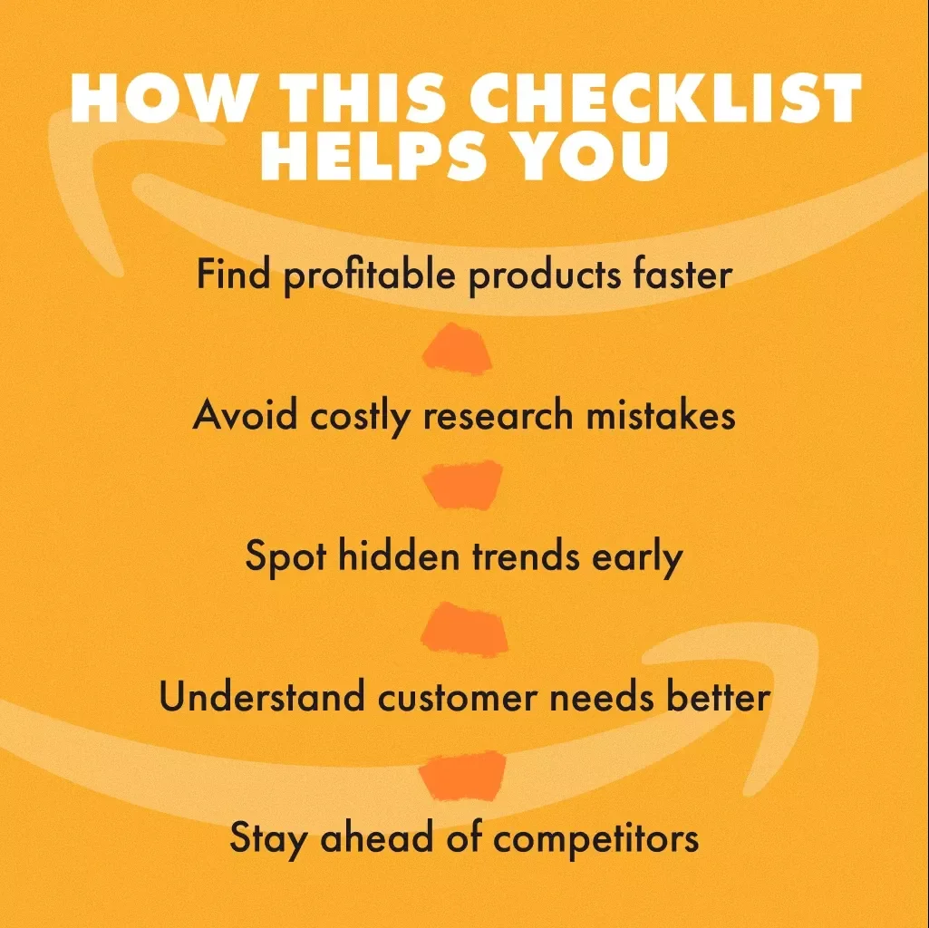 Amazon Product Research Power Moves | Printable Digital Checklist for Amazon Sellers | How to Research Products Using Amazon Filters and Search Tools | eBook Style Download