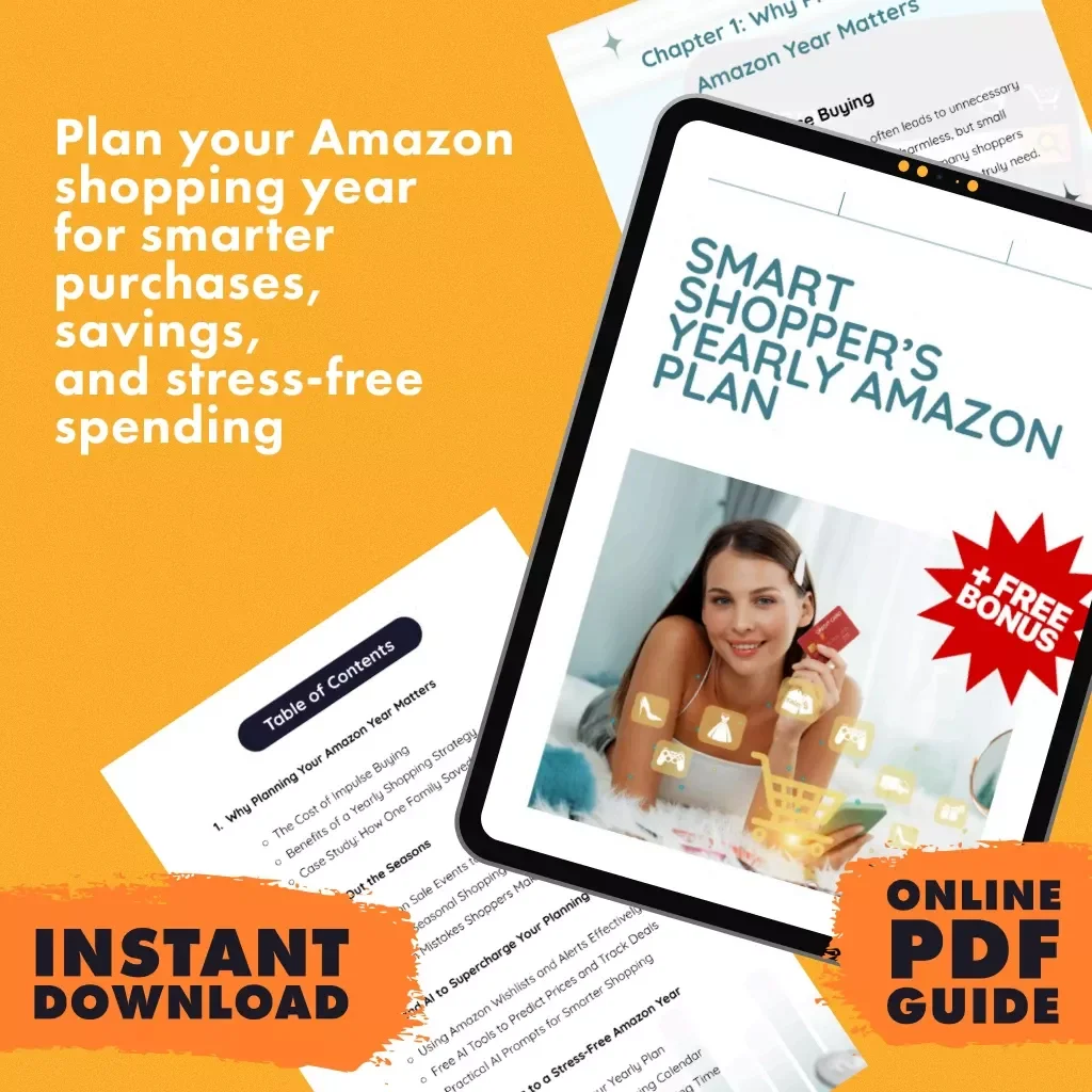 Smart Shopper’s Yearly Amazon Plan: How to Plan Your Amazon Purchases for the Whole Year