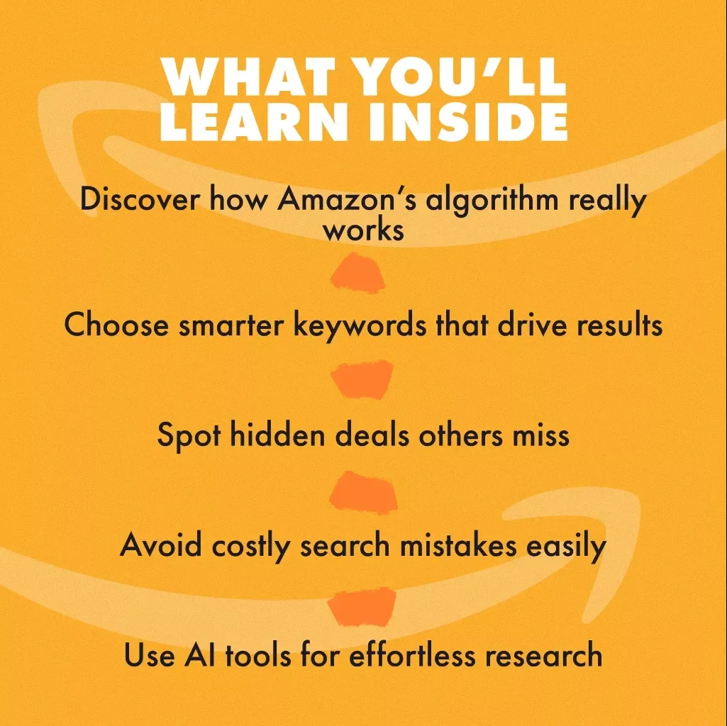 Search Like a Pro on Amazon | Digital Download Guide | Learn how to use amazon’s search algorithm to your advantage, A9 & A10 explained, keyword strategies, hidden deals, AI tools, eBook for smarter shopping & sellers