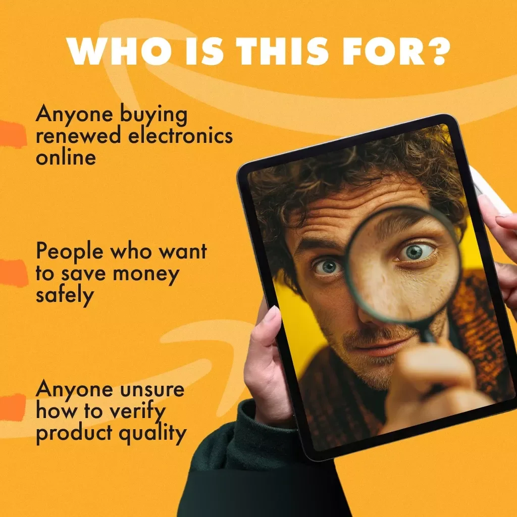 The Ultimate Amazon Renewed Inspection Checklist: Ensure Your Purchase is Truly “Like New” | Digital Download eBook & Printable Guide for How to Inspect Amazon Renewed Products Upon Arrival