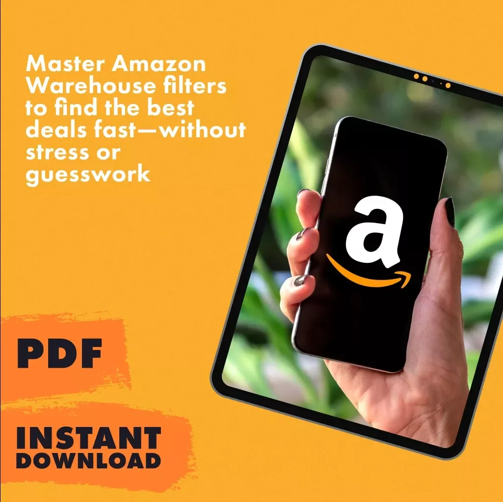 Mastering Filters in Amazon Warehouse – Printable Checklist for Bargain Hunters | How to Use Filters Effectively in Amazon Warehouse Deals