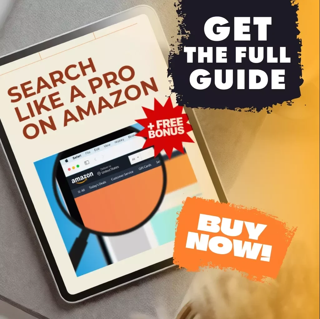 Search Like a Pro on Amazon | Digital Download Guide | Learn how to use amazon’s search algorithm to your advantage, A9 & A10 explained, keyword strategies, hidden deals, AI tools, eBook for smarter shopping & sellers