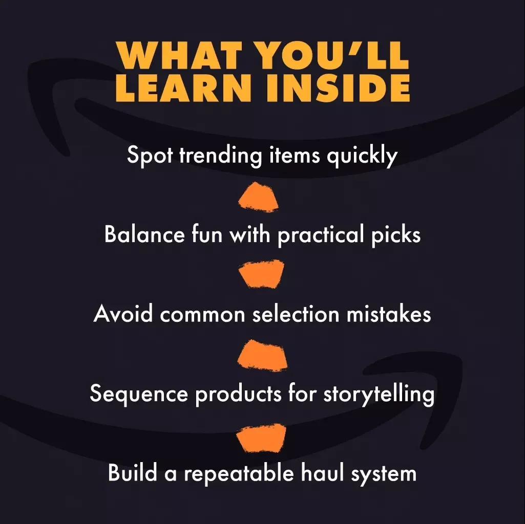 How to Choose Products for an Amazon Haul That Pops | Digital Download Guide for Content Creators, Influencers & Shoppers | eBook & Checklist on How to Choose Products for an Amazon Haul