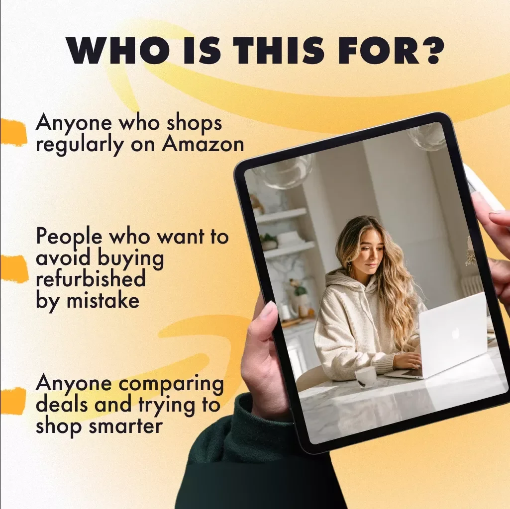 Amazon Renewed vs Brand New Products Checklist | Digital Download | How to Identify Amazon Renewed Items vs New Products | Instant Guide for Smart Shoppers