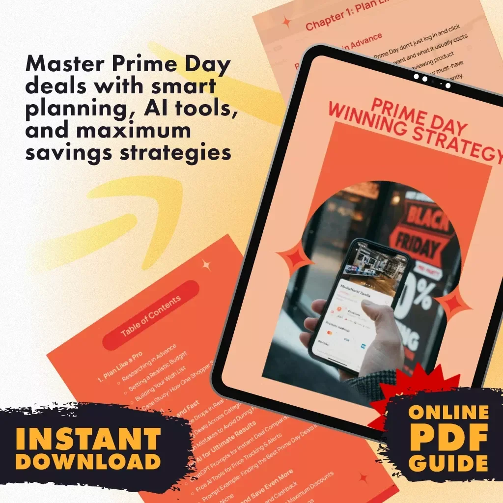 Prime Day Winning Strategy Guide – Expert Prime Day Tips for Smart Shopping, Deal Tracking, and Maximum Savings
