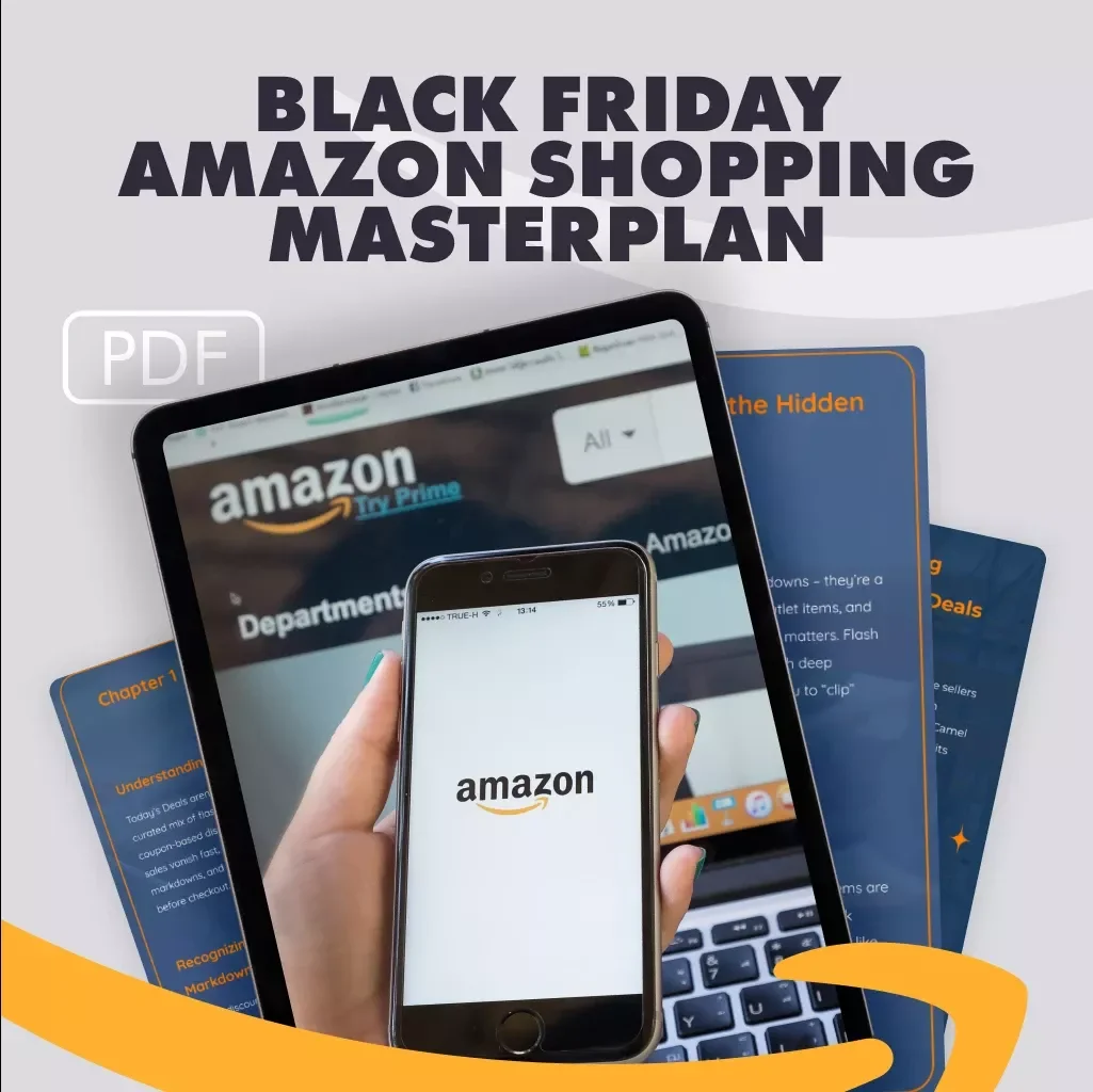 Black Friday Amazon Shopping Masterplan | Digital Guide to How to Shop Black Friday on Amazon, Save Big with AI Tools & Smart Strategies