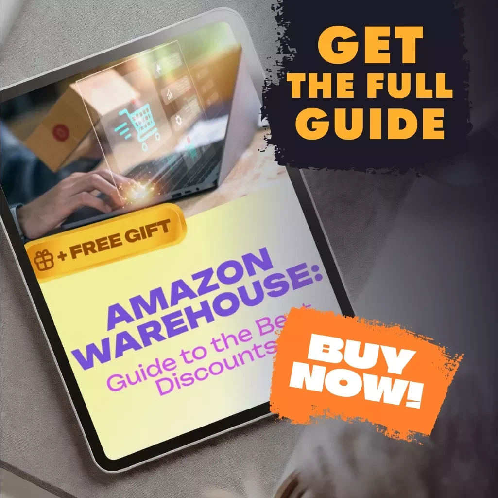 Amazon Warehouse: Guide to the Best Discounts – Digital Guide to How to Find the Best Discounts on Amazon Warehouse Items, eBook for Smart Shoppers, Bargain Hunting Tips & AI Prompt Examples