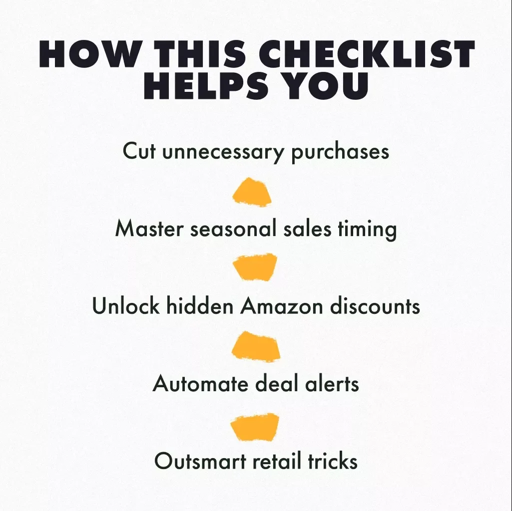 The Amazon Money-Saver’s Checklist | Printable & Digital Download | Save Money on Amazon Shopping Guide
