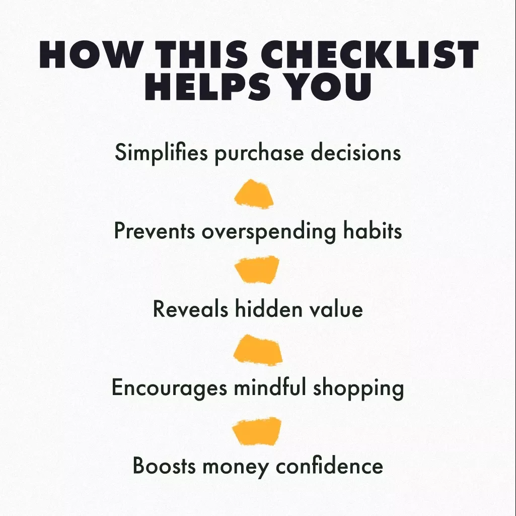 Cost-Per-Use Power Moves Checklist | Smart Money Guide | How to Use Cost-Per-Use to Decide if Something’s Worth It | Digital Download, eBook, PDF