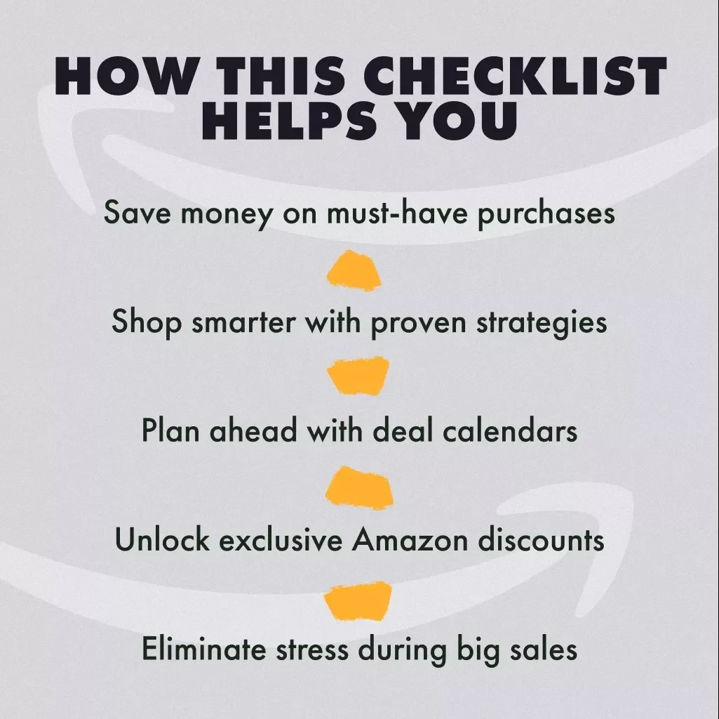 The Ultimate Amazon Deal Calendar Checklist | Digital Download Guide for Yearly Shopping Planning | How to Use Deal Calendars for Smart Amazon Shopping