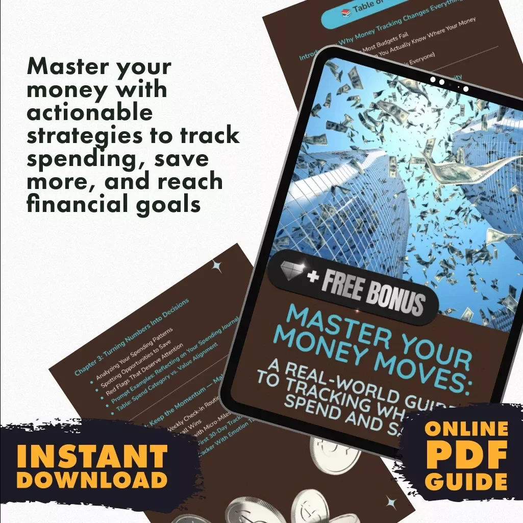 Master Your Money Moves: A Real-World Guide to Tracking What You Spend and Save - Money Management eBook