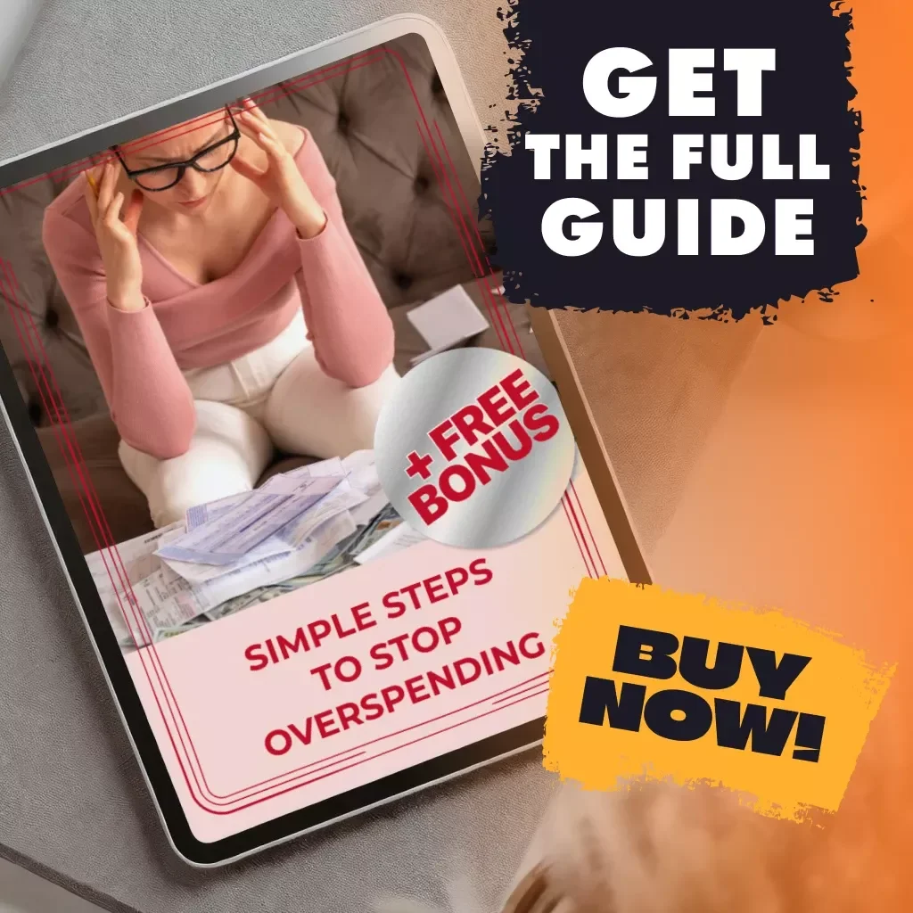 Simple Steps to Stop Overspending | Digital Guide for Avoiding Over-Spending by Setting Spending Limits, Budget Planning & AI Prompts