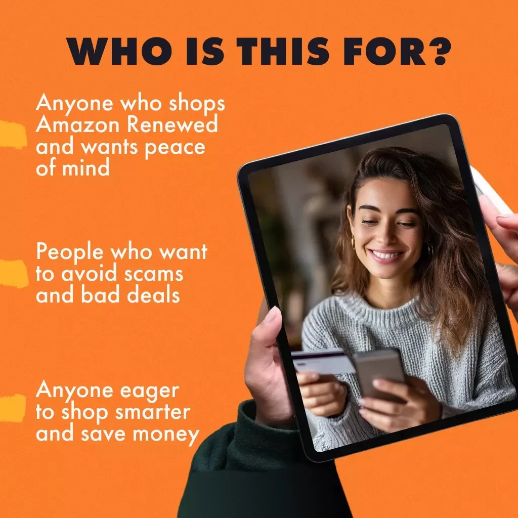 Renewed & Reliable: Your Smart Guide to Scam-Free Amazon Shopping | Digital Download eBook | How to Avoid Scams When Buying Amazon Renewed Products | Instant PDF Guide