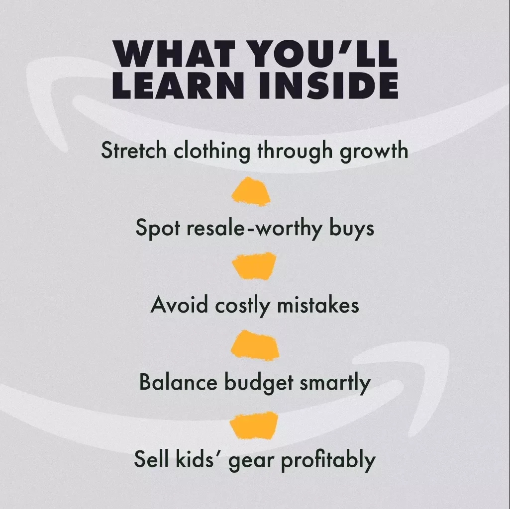 Buy Once, Smile Twice: Smart Kids’ Shopping for Growth & Resale | Digital Guide | How to Shop Smart for Kids | Growth-Proof & Resale-Minded Buying eBook