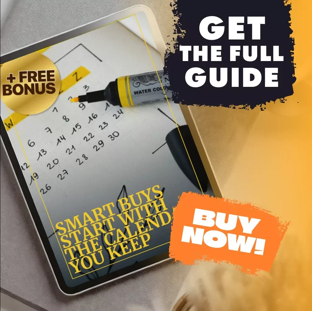 Smart Buys Start with the Calendar You Keep: How to Keep a Shopping Calendar for Strategic Buying