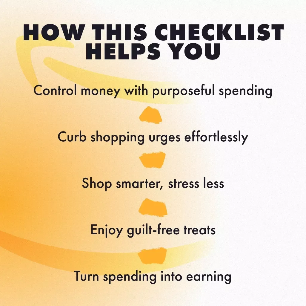 Pause, Plan, Prosper: 7 Smart Moves to Stop Impulse Spending | Digital Checklist | Printable PDF Guide on How to Reduce Impulse Spends