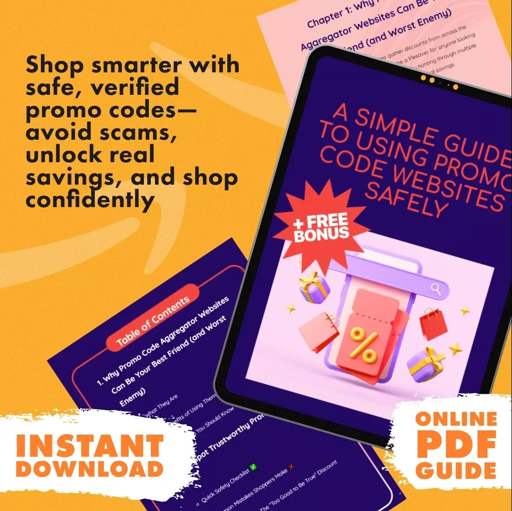 A Simple Guide to Using Promo Code Websites Safely | Digital Download Guide for Smarter Coupon Hunting & Online Shopping