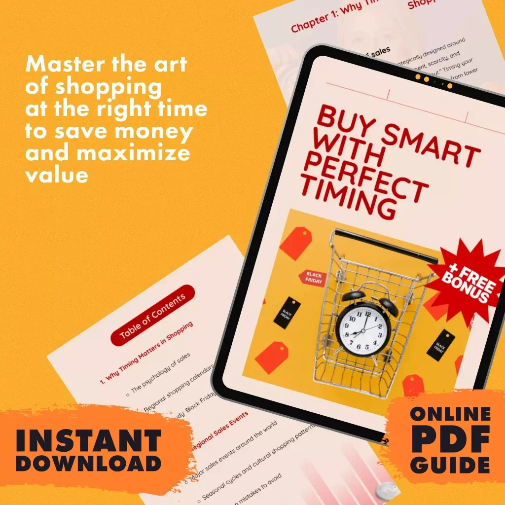 Buy Smart with Perfect Timing: A Comprehensive Guide on How to Time Your Purchases Around Regional Sales Events
