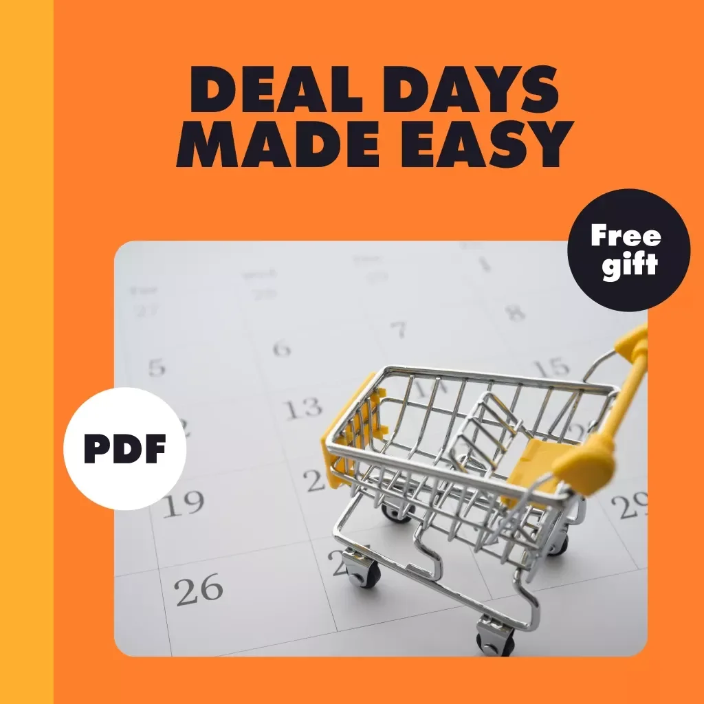 Deal Days Made Easy: Your Step-by-Step Guide to an Amazon Promo Code Calendar | Digital Download eBook for How to Create a Promo Code Calendar for Amazon Deals | Printable & Digital Guide, Checklist, and Case Studies