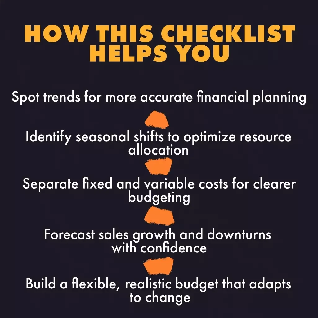 Smart Budgeting with Sales History Checklist - Learn How to Use Historical Sales Data to Plan Your Budget
