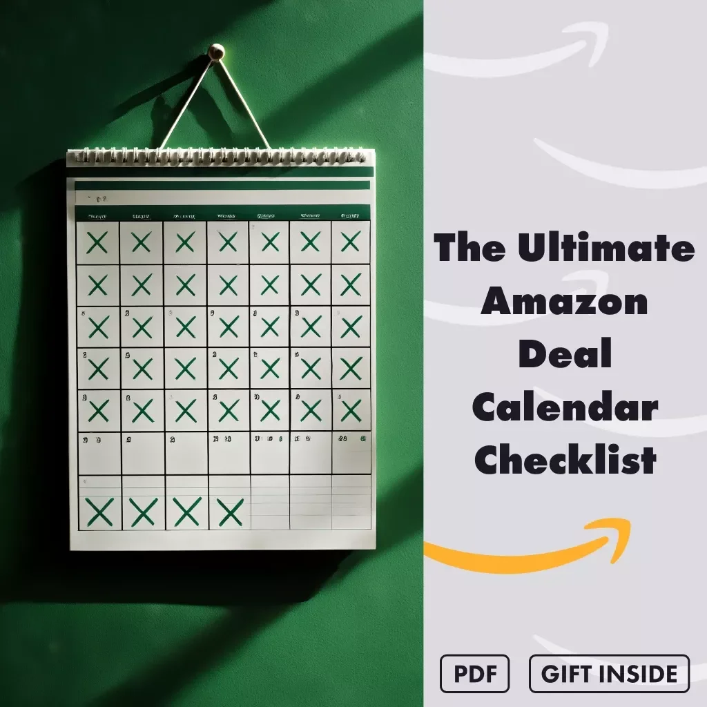 The Ultimate Amazon Deal Calendar Checklist | Digital Download Guide for Yearly Shopping Planning | How to Use Deal Calendars for Smart Amazon Shopping