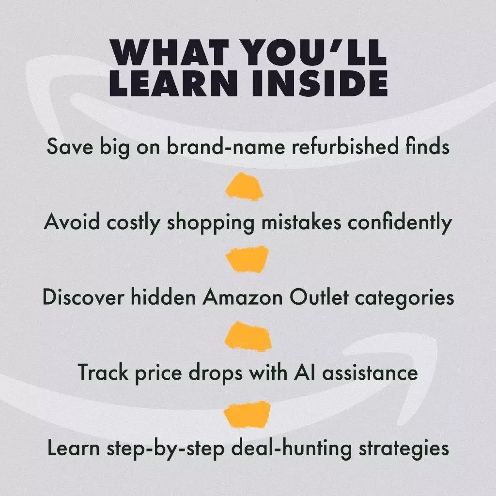 Smart Savings on Refurbished Finds in Amazon Outlet | Digital Guide to How to Find Amazon Outlet Deals on Refurbished Items, Step-by-Step eBook, Money-Saving Checklist for Shoppers