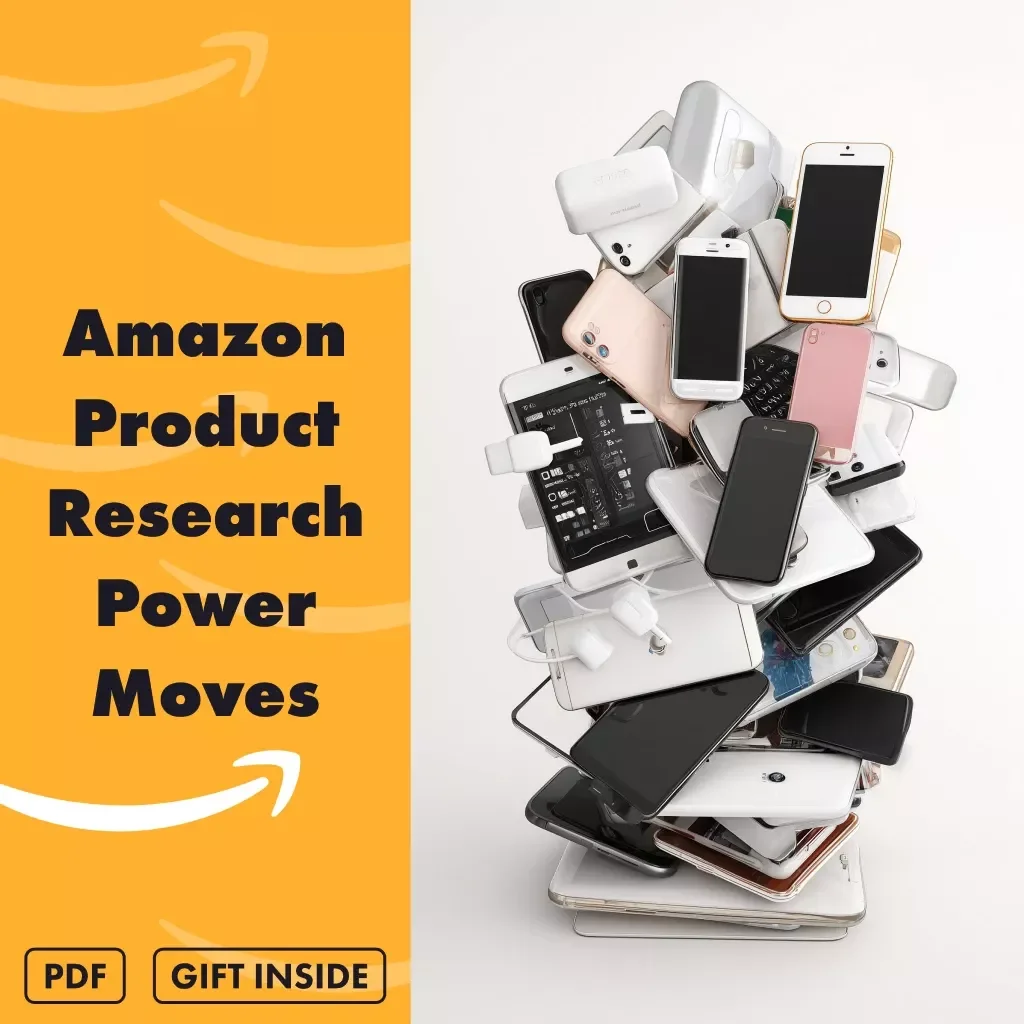 Amazon Product Research Power Moves | Printable Digital Checklist for Amazon Sellers | How to Research Products Using Amazon Filters and Search Tools | eBook Style Download