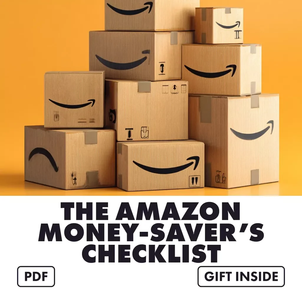 The Amazon Money-Saver’s Checklist | Printable & Digital Download | Save Money on Amazon Shopping Guide